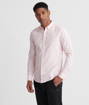 Camisa ligera Classic de manga larga confeccionada en sarga Image 1
