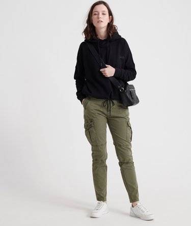 Orange Label Elite Crop Loopback Hoodie Image 2