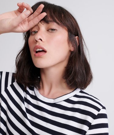 Taylor Textured Stripe T-shirt Image 4