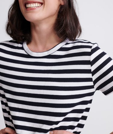 Taylor Textured Stripe T-shirt Image 5