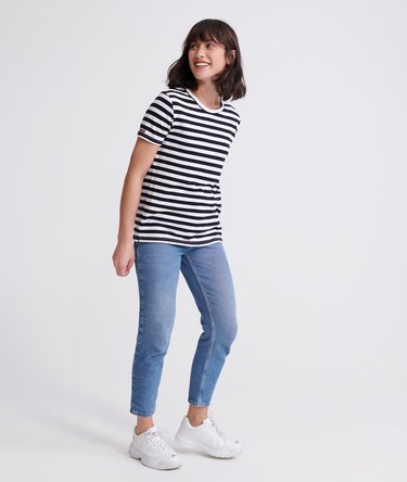 Taylor Textured Stripe T-shirt Image 2