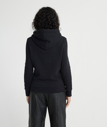 Vintage Logo Hoodie mit Pailletten und Farbverlauf Image 3