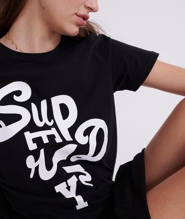 Brand Language Oversized T-Shirt Image 6