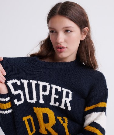 Intarsia Slouch Knit Jumper Image 4