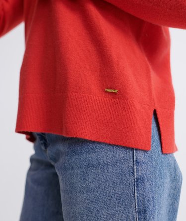 Edit Premium Strickpullover mit V-Ausschnitt Image 5