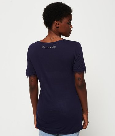 Eyelash Lace Graphic T-Shirt Image 5