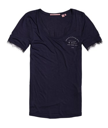 Eyelash Lace Graphic T-Shirt Image 2