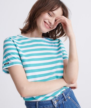 Gestreept Taylor Textured T-shirt Image 4