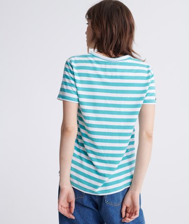 Gestreept Taylor Textured T-shirt Image 3