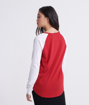 College Raglan Graphic Top Image 3
