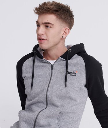 Orange Label Classic Raglan Zip hoodie Image 1