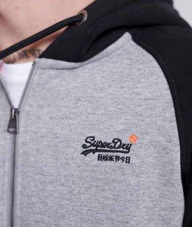 Orange Label Classic Raglan Zip hoodie Image 5