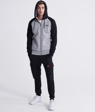 Orange Label Classic Raglan Zip hoodie Image 3