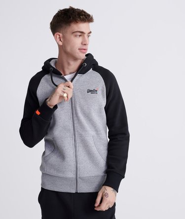 Orange Label Classic Raglan Zip hoodie Image 2