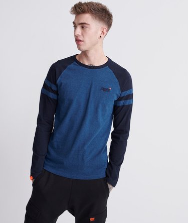 Organic Cotton Orange Label Softball Ringer Top Image 1