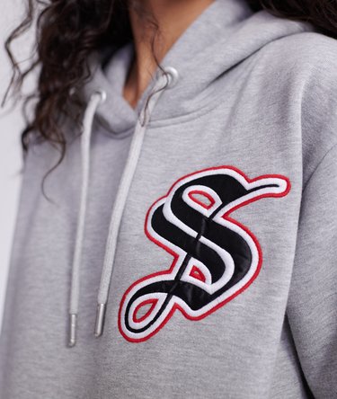 Urban Varsity Oversize Hoodie Image 5