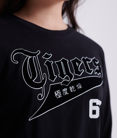 Urban Varsity Skater Long Sleeve Top Image 5
