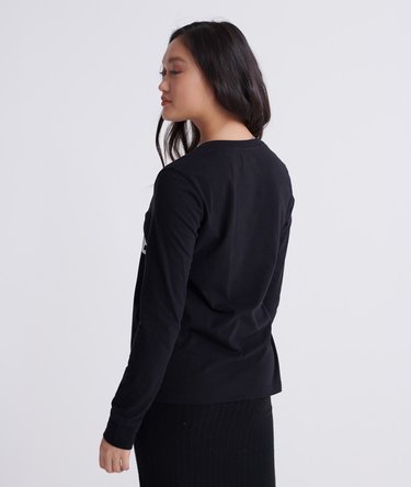 Urban Varsity Skater Long Sleeve Top Image 3