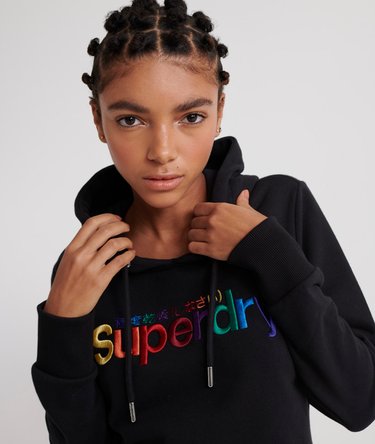 Classic Rainbow Embroidered Lite Hoodie Image 1