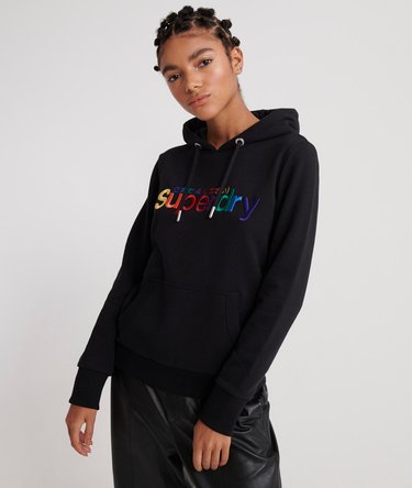 Classic Rainbow Embroidered Lite Hoodie Image 3