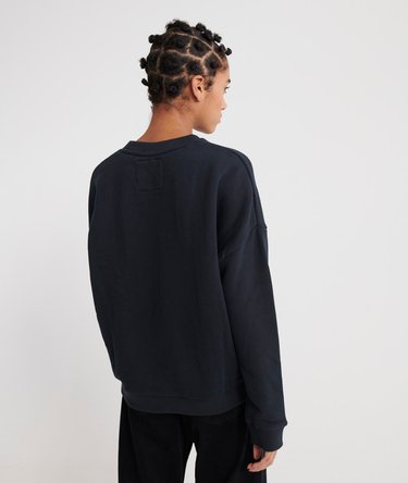 Raven Sweatshirt mit Einsätzen und Rundhalsausschnitt Image 4