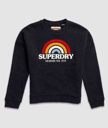 Raven Sweatshirt mit Einsätzen und Rundhalsausschnitt Image 2
