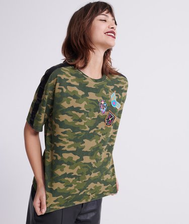 T-shirt coupe droite fluo Patch Box Image 1