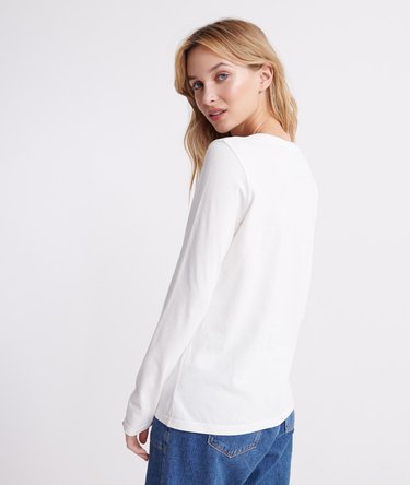 Premium Goods Metallic top met lange mouwen Image 3