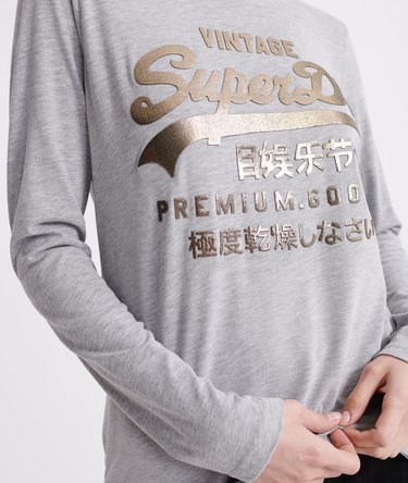 Premium Goods Metallic top met lange mouwen Image 4