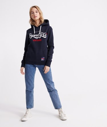 Vintage Uni Hoodie Image 2