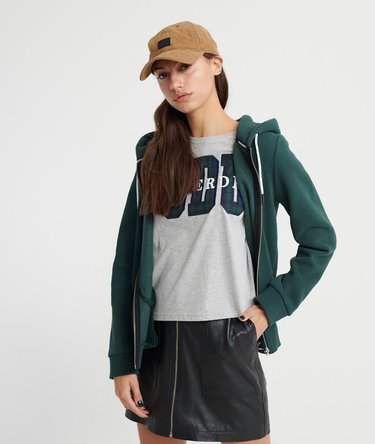 Orange Label Elite Zip Hoodie Image 1