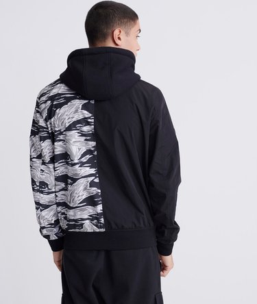 Hooded Desert Alchemy Bomber Jacket Image 4