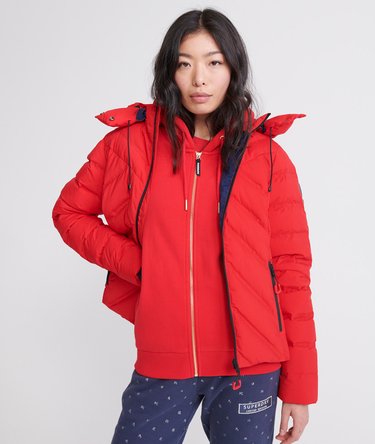 CNY Chevron Down Jacket Image 1