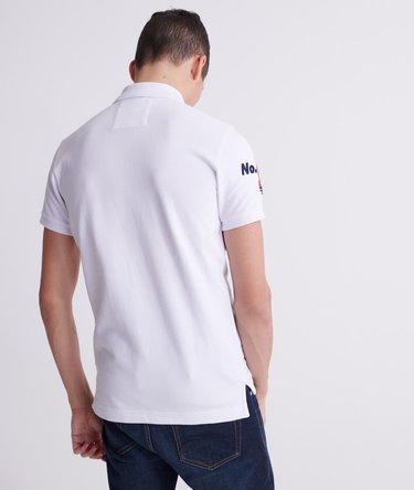 Polo de algodón orgánico de manga corta CNY Superstate Image 3
