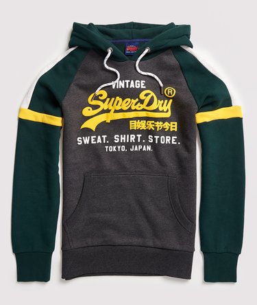 Sweat à capuche avec blocs de couleur Vintage Sweat Shirt Store Image 2
