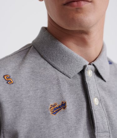Classic All Over Embroidery Pique Polo Shirt Image 5