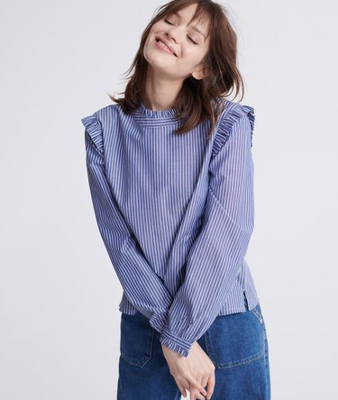 Avery top med h&oslash;j hals Image 1