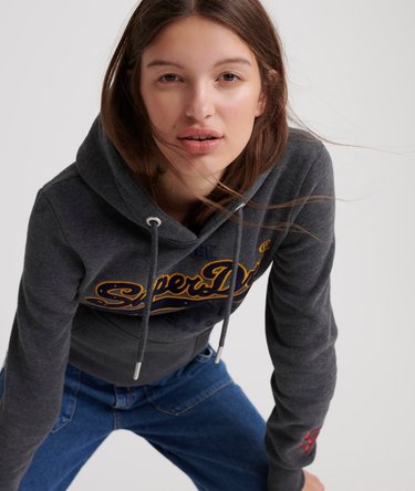 Premium Goods Preppy hoodie met appliqué Image 4