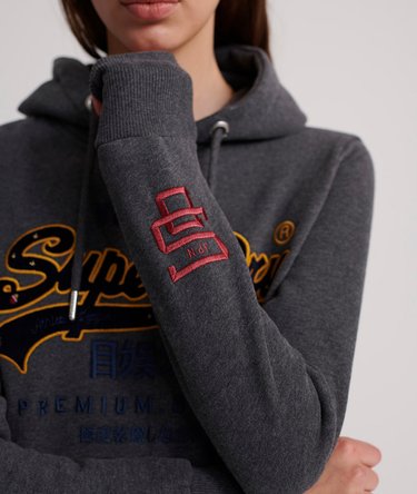 Premium Goods Preppy hoodie met appliqué Image 6