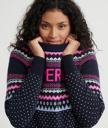 Oslo Fairisle Jumper Image 4