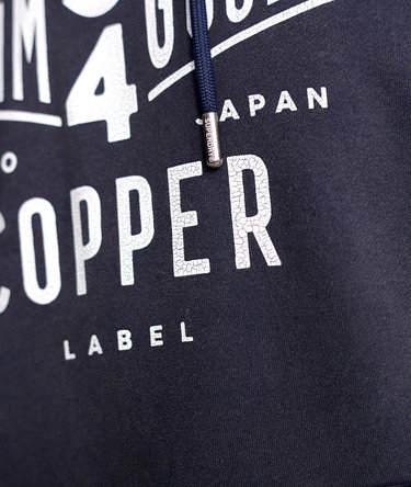 Copper Label hoodie van loopbackstof Image 6