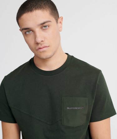 Urban Tech T-shirt met nylon borstzakje Image 4