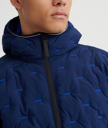 Woven Quilted Jacket Image 5
