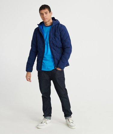 Woven Quilted Jacket Image 3