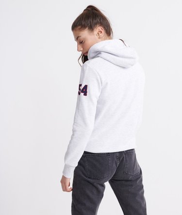 Bluza z kapturem ze ściegiem łańcuszkowym Real Originals Image 3