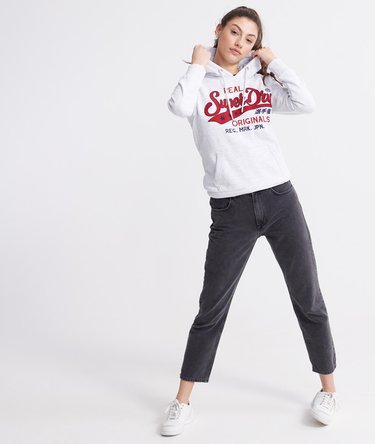 Bluza z kapturem ze ściegiem łańcuszkowym Real Originals Image 2
