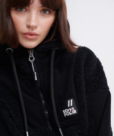 Sweat à capuche zippé Hybrid Borg Image 5