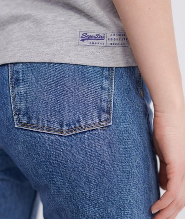 Camiseta de corte cuadrado con micro Vintage Logo Image 6