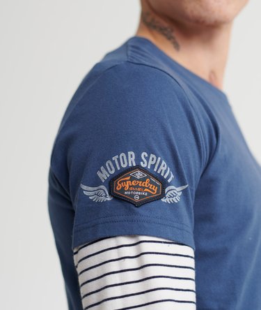 Super Biker T-shirt met borstzak Image 5