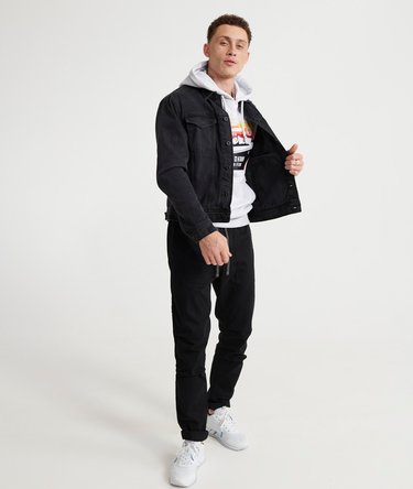 Klassieke Lite-hoodie met reli&euml;fprint Image 2